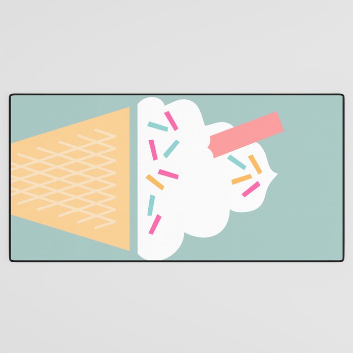 Ice Cream (Mint) Desk Mat Gallery Image 3