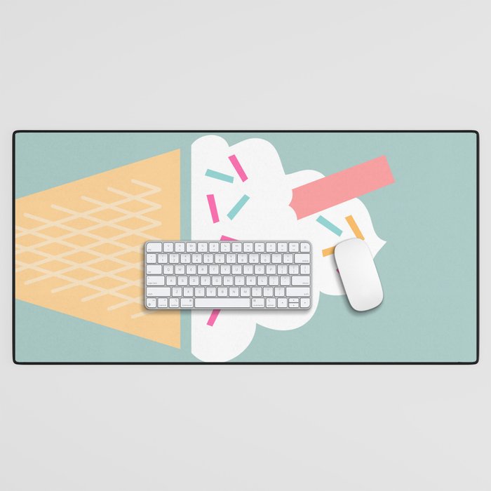 Ice Cream (Mint) Desk Mat Gallery Image 1