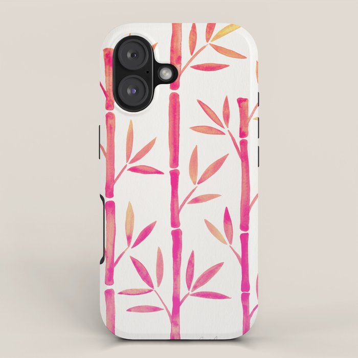 Bamboo Stems - Pink Palette iPhone Case Gallery Image 1