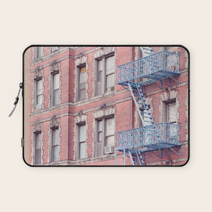 Greenwich Village Balconies - New York Architecture Photography Laptop Sleeve Gallery Image 1