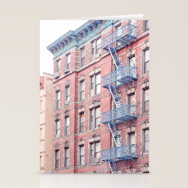 Greenwich Village Balconies - New York Architecture Photography Stationery Card Gallery Image 2