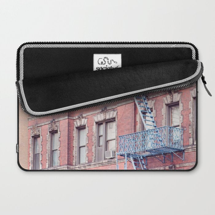 Greenwich Village Balconies - New York Architecture Photography Laptop Sleeve Gallery Image 2
