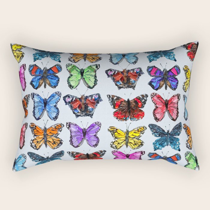 Butterfly Garden Rectangular Pillow Gallery Image 2