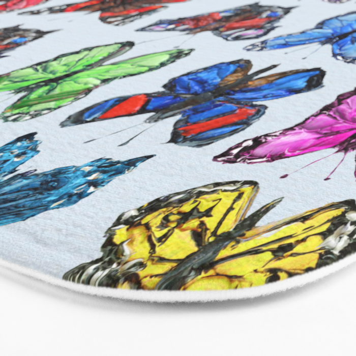 Butterfly Garden Bath Mat Gallery Image 3