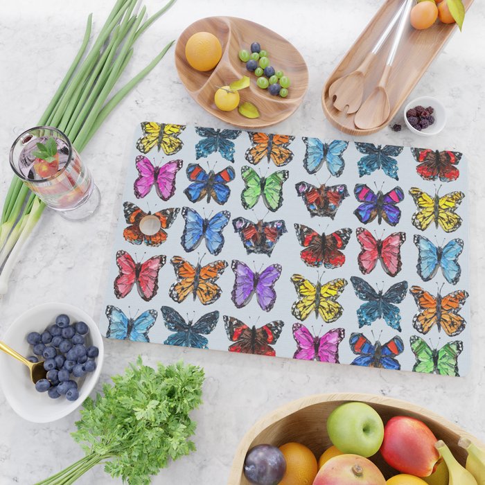 Butterfly Garden Cutting Board Gallery Image 2