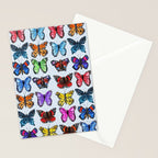 Butterfly Garden Stationery Card Gallery Image 2