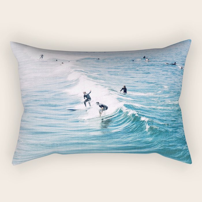 Catch A Wave Rectangular Pillow Gallery Image 1