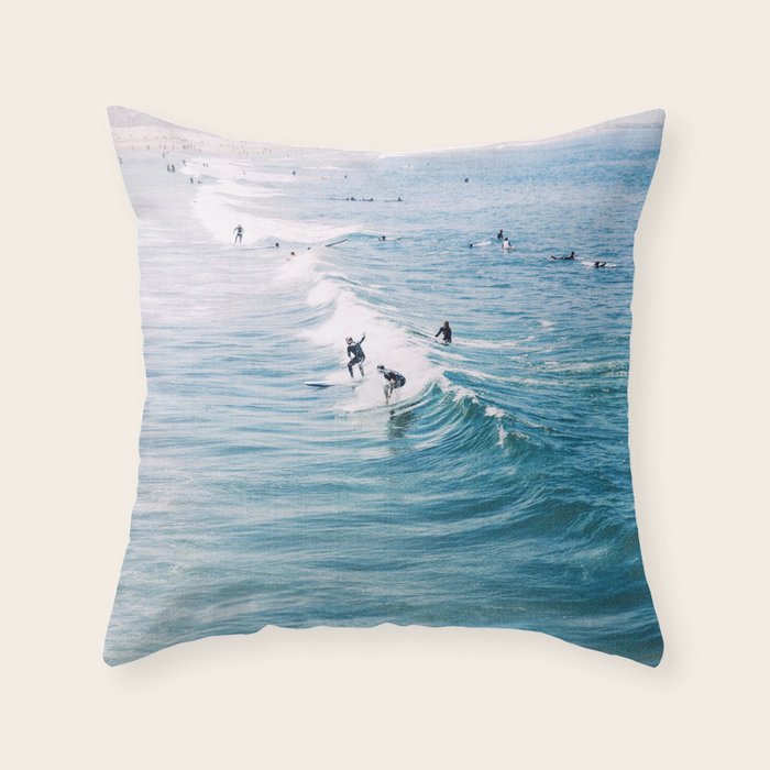 Catch A Wave Throw Pillow Gallery Image 6
