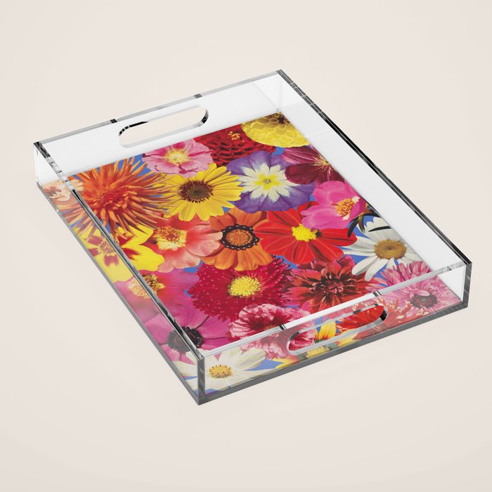 Flower Salad #1 Acrylic Tray Gallery Image 1
