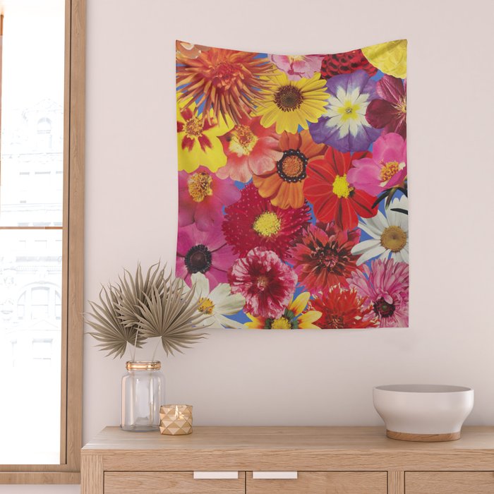 Flower Salad #1 Wall Tapestry Gallery Image 2