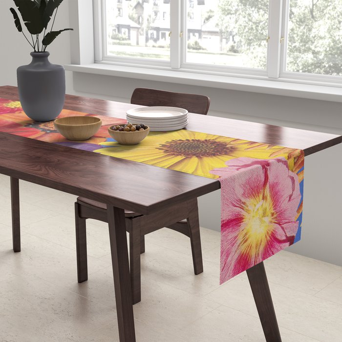 Flower Salad #1 Table Runner Gallery Image 2