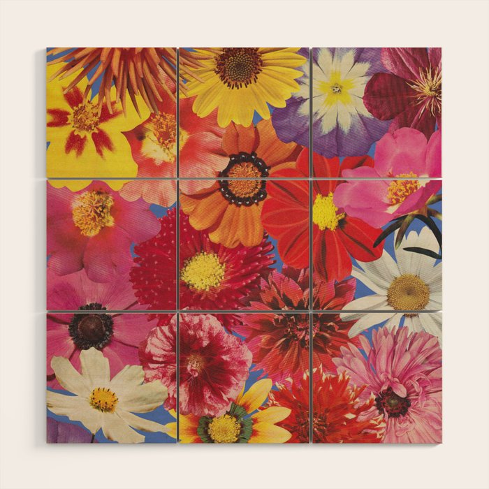 Flower Salad #1 Wood Wall Art Gallery Image 1