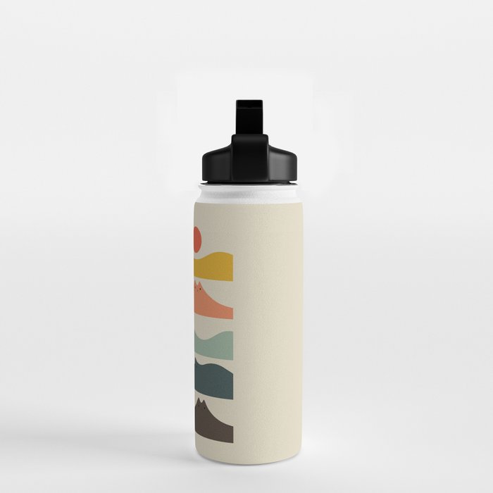 Cat Landscape 141 Water Bottle Gallery Image 2