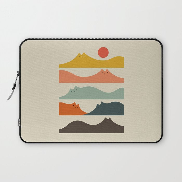 Cat Landscape 141 Laptop Sleeve Gallery Image 1