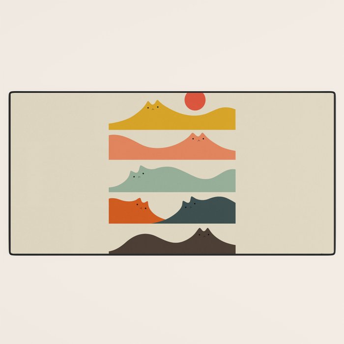 Cat Landscape 141 Desk Mat Gallery Image 3