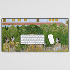 Prince and Ladies in a Garden  Nidha Mal Indian Desk Mat Gallery Image 1
