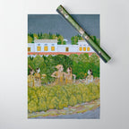 Prince and Ladies in a Garden  Nidha Mal Indian Wrapping Paper Gallery Image 1