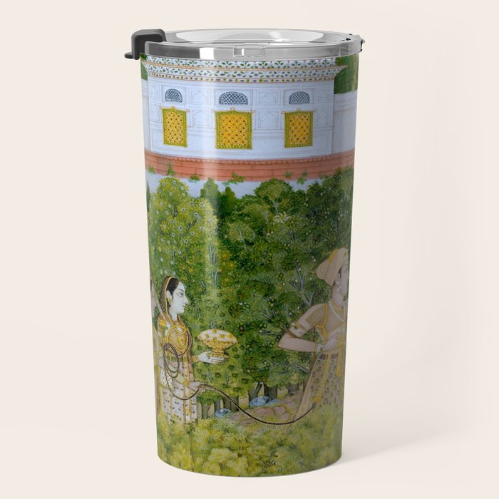 Prince and Ladies in a Garden  Nidha Mal Indian Travel Mug Gallery Image 3
