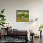 Prince and Ladies in a Garden  Nidha Mal Indian Wood Wall Art Gallery Image 2
