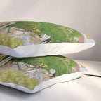Prince and Ladies in a Garden  Nidha Mal Indian Pillow Sham Gallery Image 3