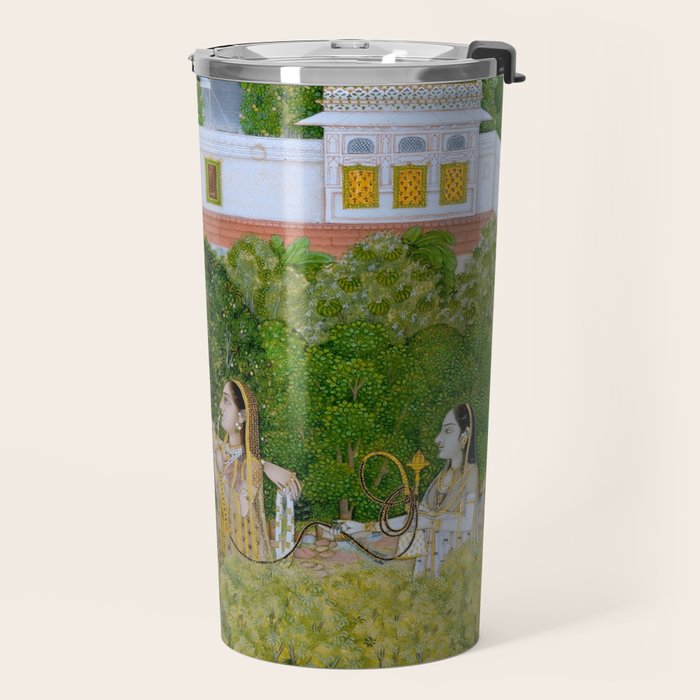 Prince and Ladies in a Garden  Nidha Mal Indian Travel Mug Gallery Image 2