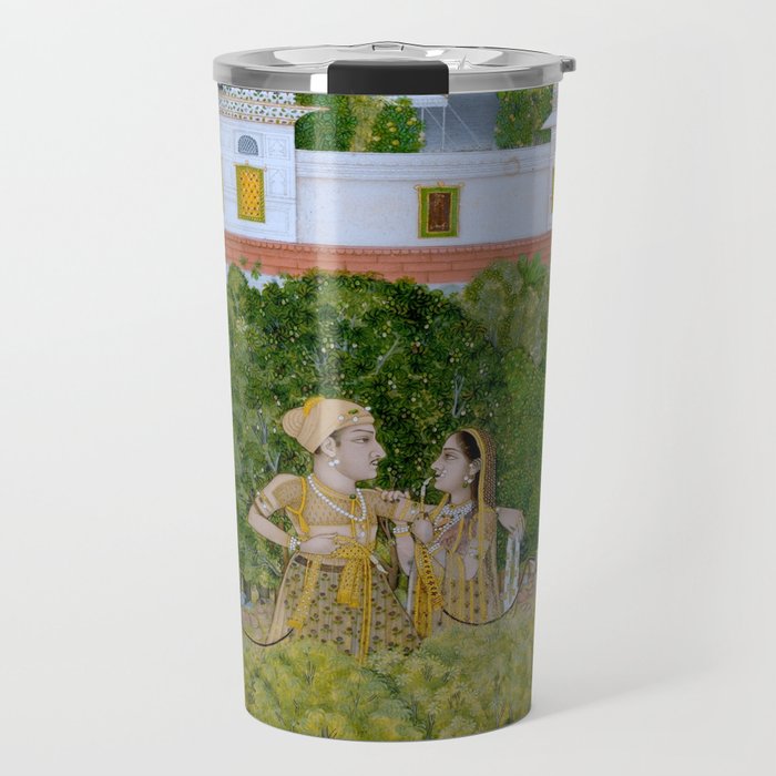 Prince and Ladies in a Garden  Nidha Mal Indian Travel Mug Gallery Image 1