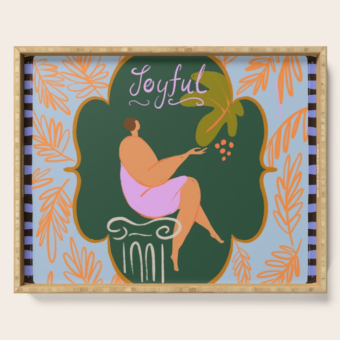 Joyful Serving Tray Gallery Image 1