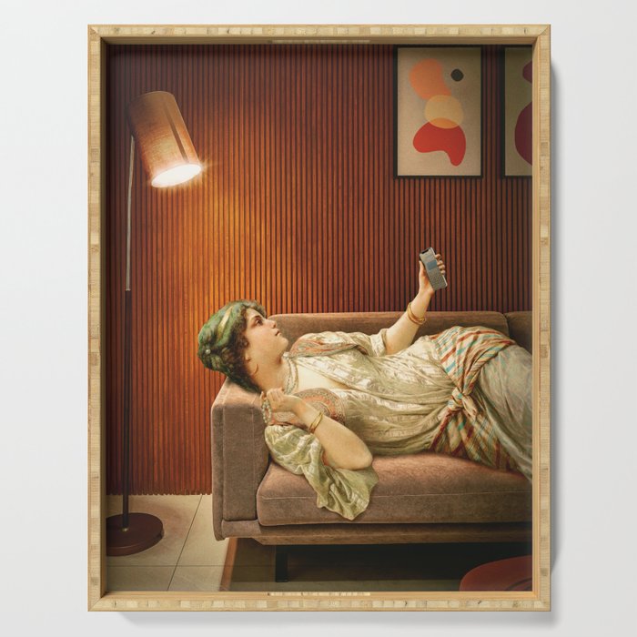 Text Me Serving Tray Gallery Image 1