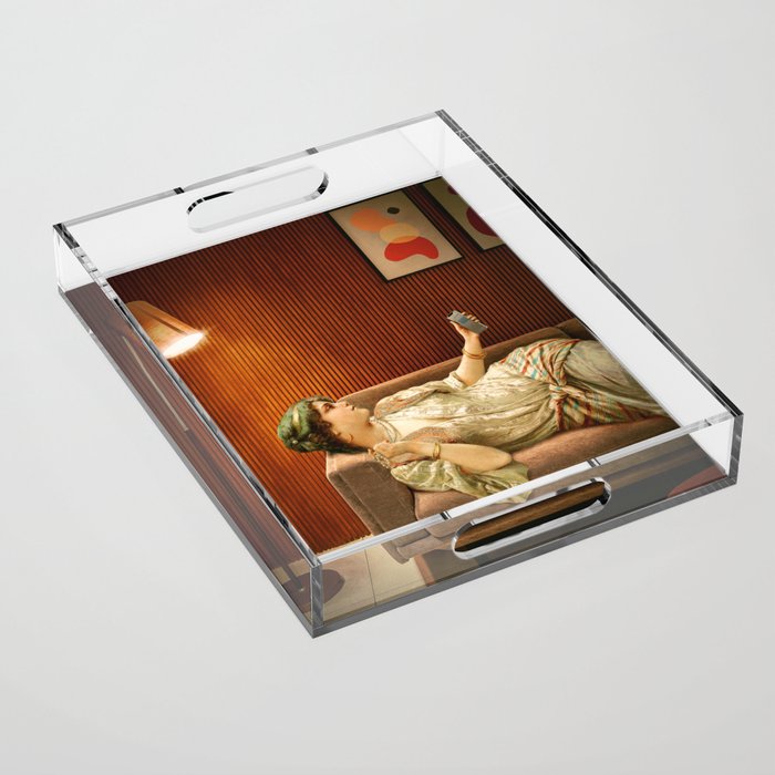 Text Me Acrylic Tray Gallery Image 1