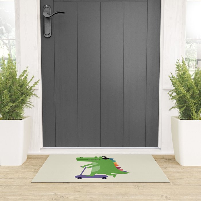 Croco Scooter Welcome Mat Gallery Image 3