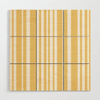 Classic Stripes XLIV - Pastel Yellow Wood Wall Art Gallery Image 1