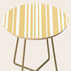 Classic Stripes XLIV - Pastel Yellow Side Table Gallery Image 2