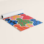 Colorful diverse people crowd collage pattern Yoga Mat Gallery Image 2
