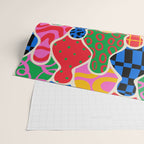 Colorful diverse people crowd collage pattern Wrapping Paper Gallery Image 2