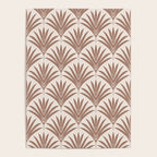 Modern Palm Leaf Pattern - Mocha Poster Gallery Image 4