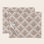 Modern Palm Leaf Pattern - Mocha Placemat Gallery Image 1