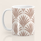 Modern Palm Leaf Pattern - Mocha Coffee Mug Gallery Image 3