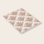 Modern Palm Leaf Pattern - Mocha Notebook Gallery Image 3