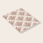 Modern Palm Leaf Pattern - Mocha Notebook Gallery Image 2