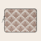 Modern Palm Leaf Pattern - Mocha Laptop Sleeve Gallery Image 1