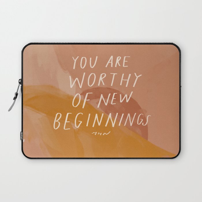 Worthy of New Beginnings  Laptop Sleeve Gallery Image 1