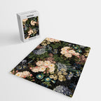 Mystic Vintage Midnight Rose Garden Jigsaw Puzzle Gallery Image 2