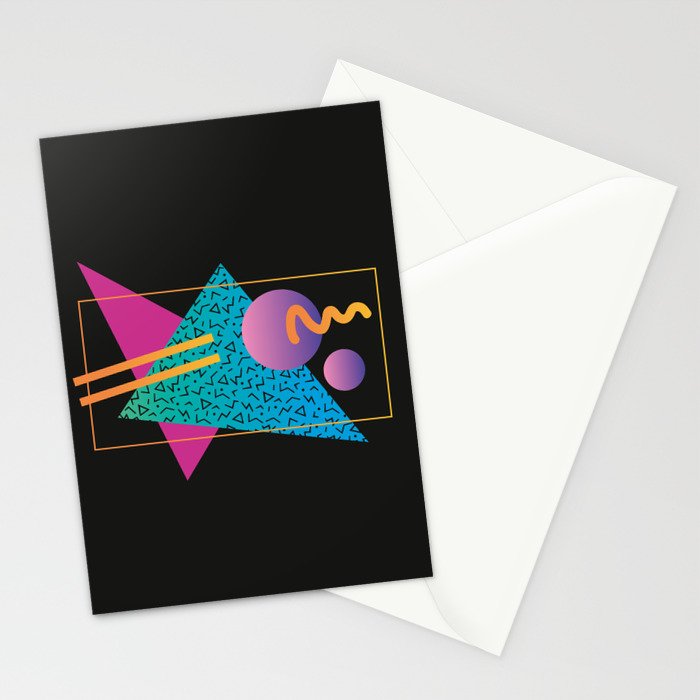 Memphis Pattern 24 - 80s / 90s Retro Stationery Card Gallery Image 2