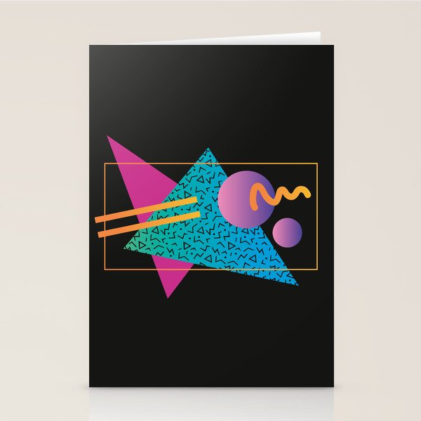 Memphis Pattern 24 - 80s / 90s Retro Stationery Card Gallery Image 1