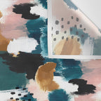 Brush Stroke Abstract Wall Tapestry Gallery Image 3