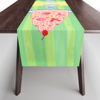 Mold the Future & Vote in Lime Green Table Runner Gallery Image 1