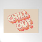 CHILL OUT TYPOGRAPHY Welcome Mat Gallery Image 1