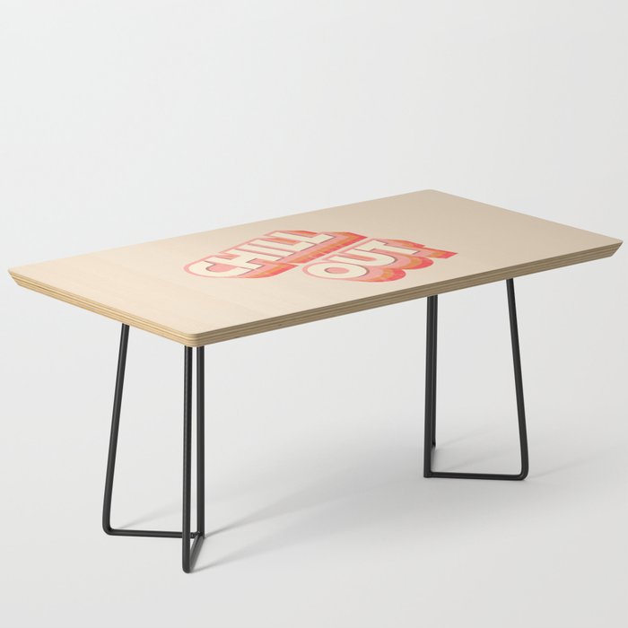 CHILL OUT TYPOGRAPHY Coffee Table Gallery Image 1
