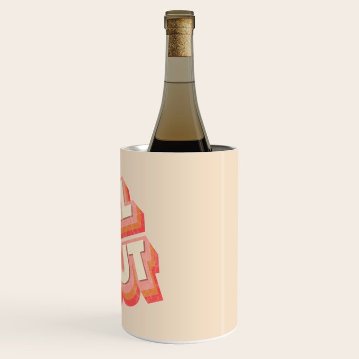 CHILL OUT TYPOGRAPHY Wine Chiller Gallery Image 3