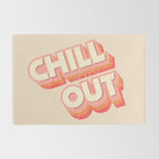 CHILL OUT TYPOGRAPHY Rug Gallery Image 2